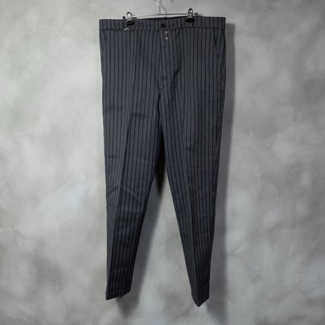 50-60s French Vintage  Stripe Trousers Deadstock