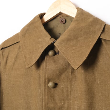 French Army M35 Motorcycle Short Jacket (Linen) With Liner Dead Stock
