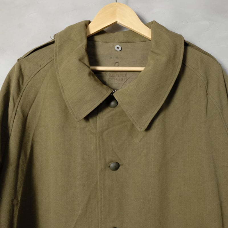 French Army M35 long motorcycle coat Cotton Lin