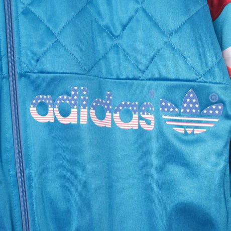 80s Vintage adidas Ventex Track Jacket Light Blue（Made in France）