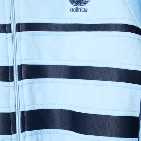 70-80s Vintage adidas Ventex Track Jacket Model First Light Blue× Navy（Made in France）