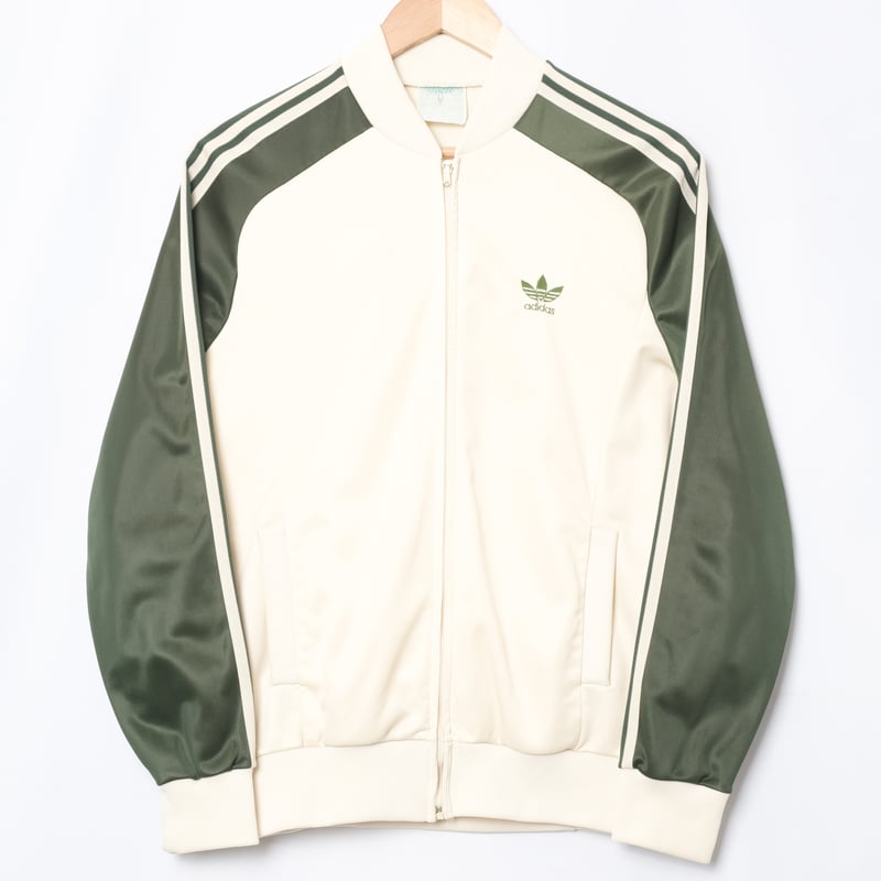 えでろう adidas atp 70s後期　トラックジャケット 70s Vintage adidas ATP Ivory × Moss Green Track