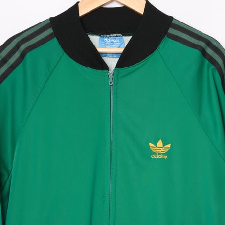 70-80s Vintage adidas VENTEX  ATP Green Track Jacket (Made in France)