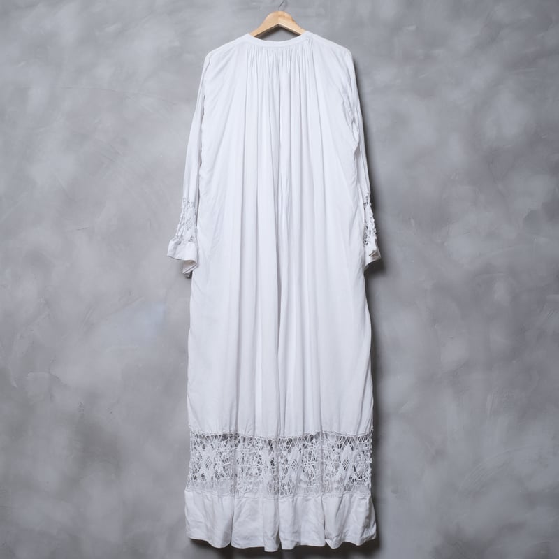 1930s French Antique Linen Church Smock ⑤ | U