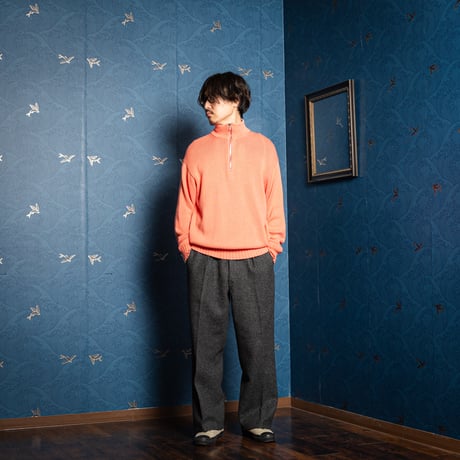 00s- Turnbull&Asser Cotton Knit Sweater（Made in Scotland)