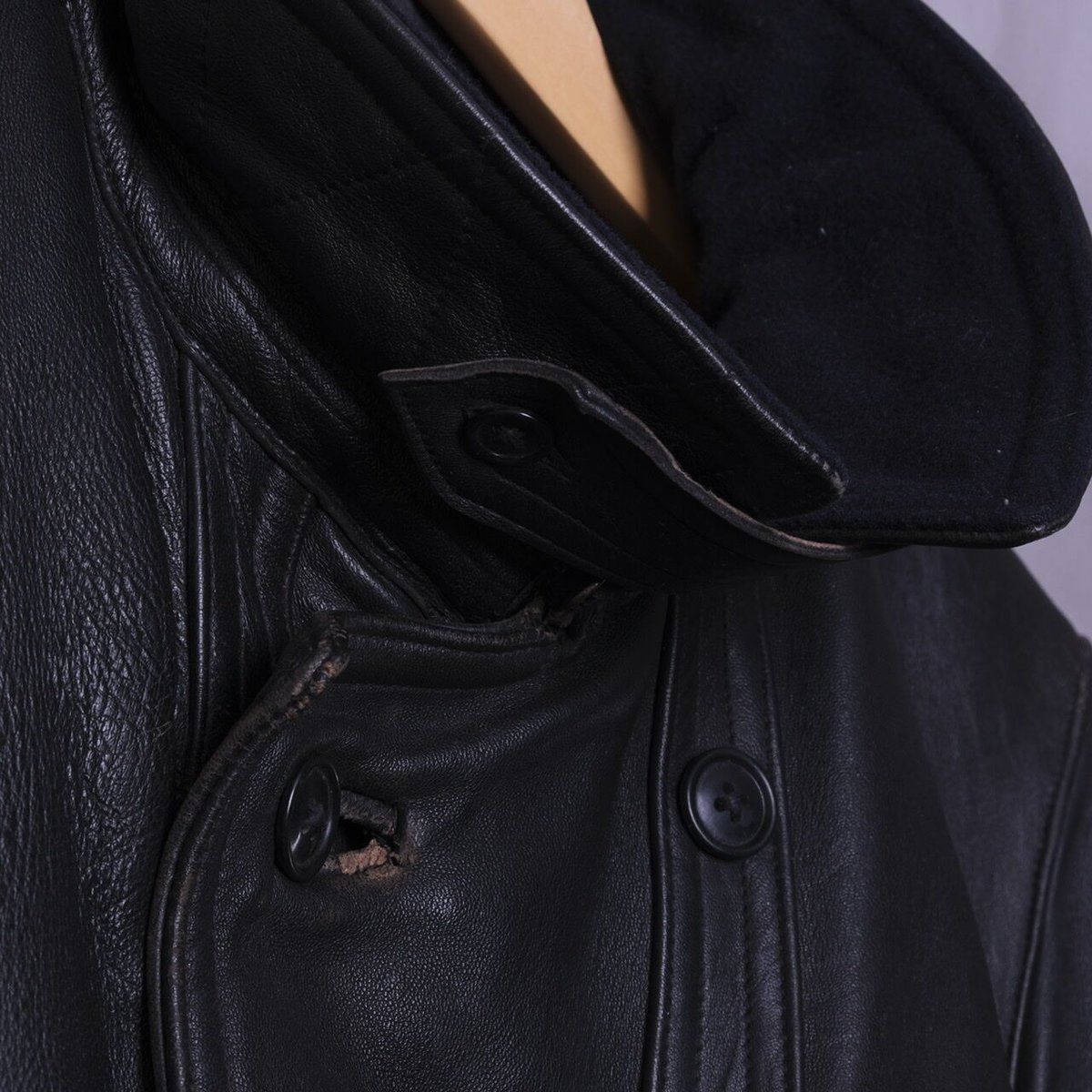 50-60s French Vintage Leather Jacket (Corbusier