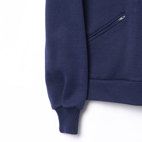 70s Vintage adidas Knit Jacket Navy (Made in France)