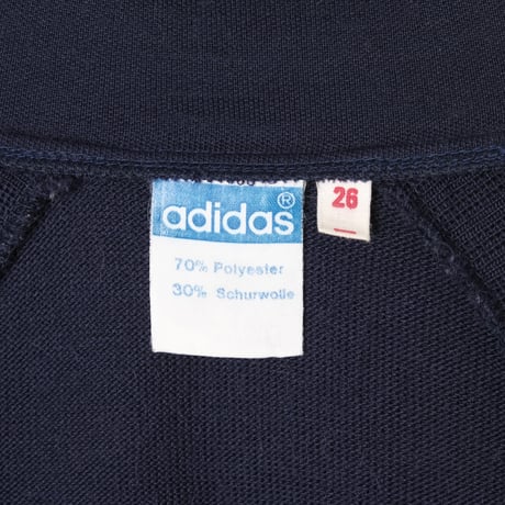 70s Vintage adidas Knit Track Jacket Navy（Made in West Germany）