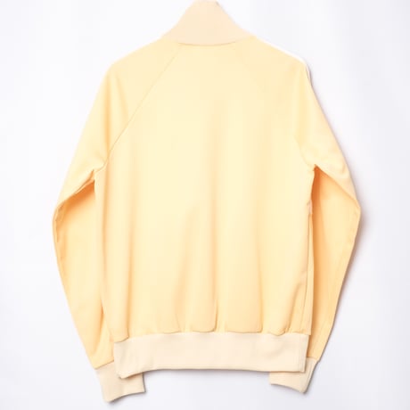 70-80s Vintage adidas Track Jacket Model First Custard × White (Made in France)