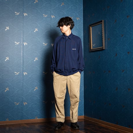 70s Vintage adidas Knit Track Jacket Navy（Made in West Germany）