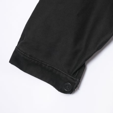 50-60s France Vintage Adolphe Lafont Black Moleskin Work Jacket