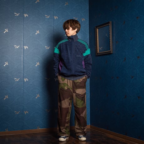 80s Vintage adidas Ventex Track Jacket Model Challenger Navy × Green