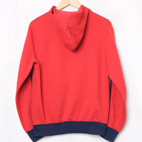 70s-80s Vintage Ventex CLUB adidas Hoodie Red (Made in France)