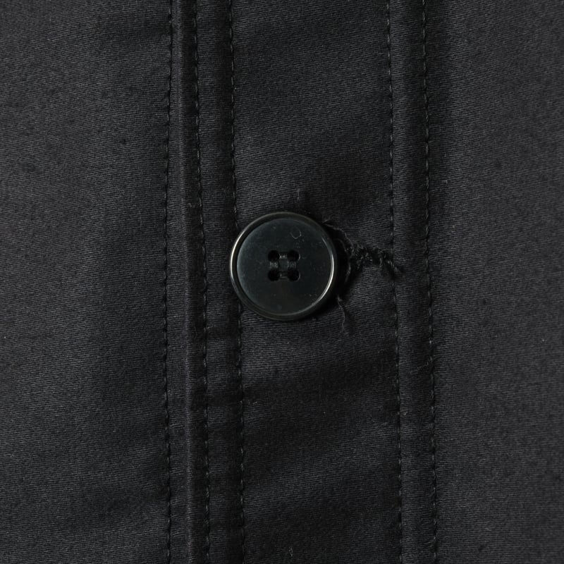 50-60s Le Mont St Michel Black Moleskin Jacket