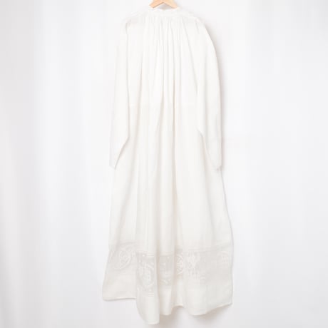 France Antique Linen Church Smock