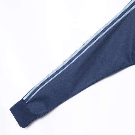 70-80s Vintage adidas Ventex Track Jacket Light Blue× Navy (Made in France) 174