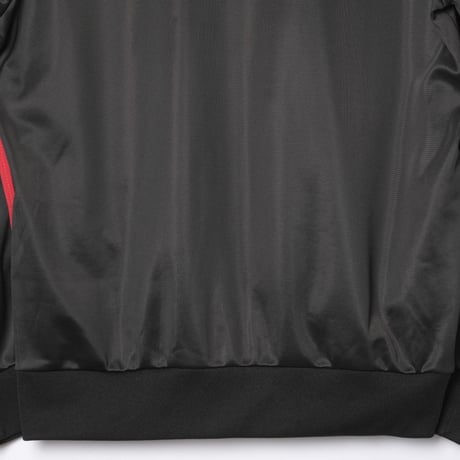 70-80s Vintage adidas Collarless Track Jacket Black × Red