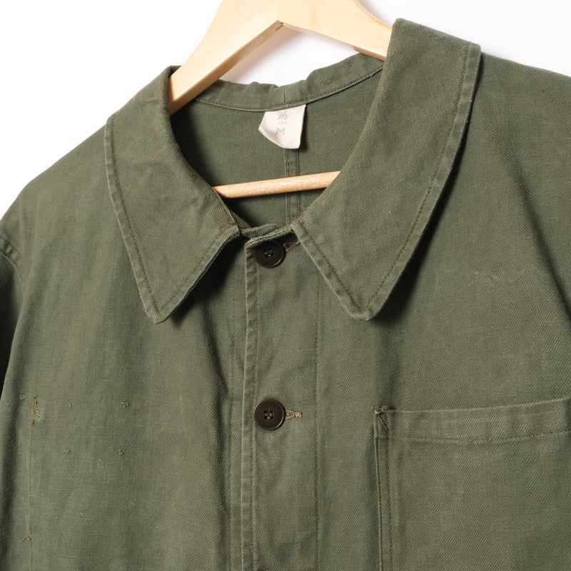 50s French Army Olive Green Work Jacket 1 | Ugl