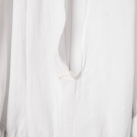 Early 1900s France Antique Linen Church Smock
