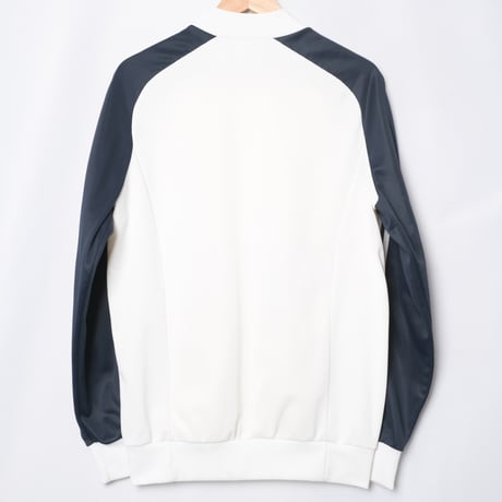 70-80s Vintage adidas Ventex ATP Track Jacket White × Navy (Made in France)