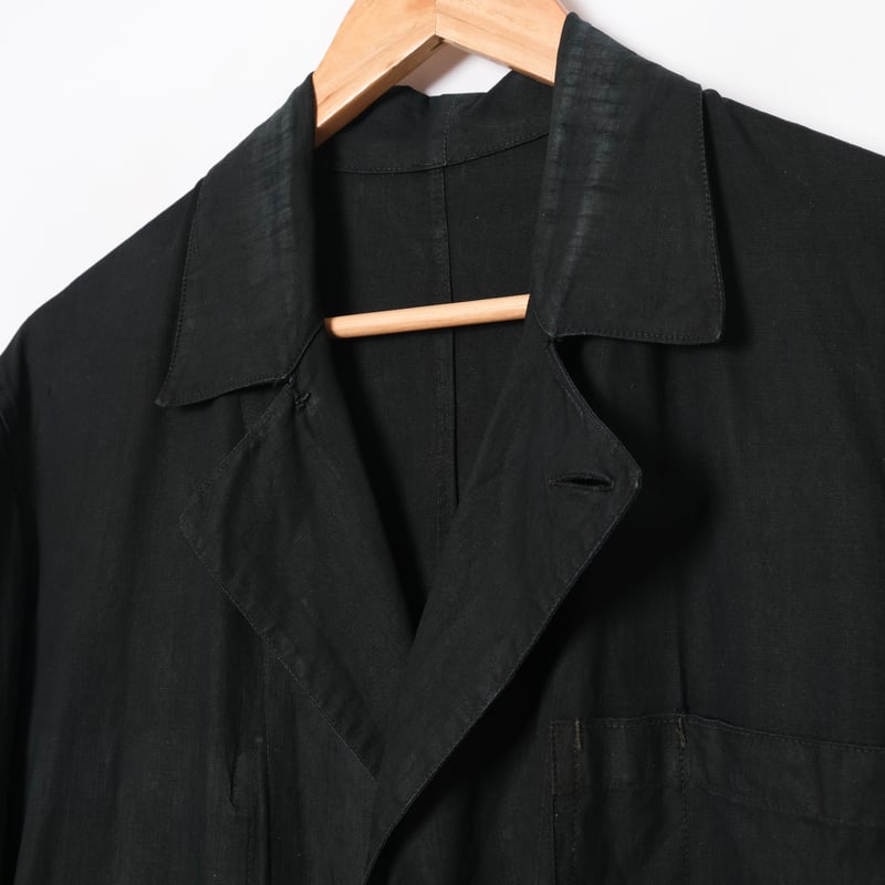 30-40s France Vintage Indigo Linen Maquignon Co 30-40s France Vintage Indigo Linen Maquignon Co