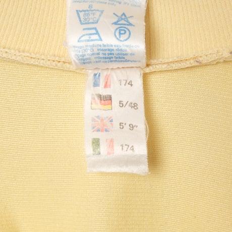 70-80s Vintage adidas Track Jacket Model First Custard × Gray (Made in England)