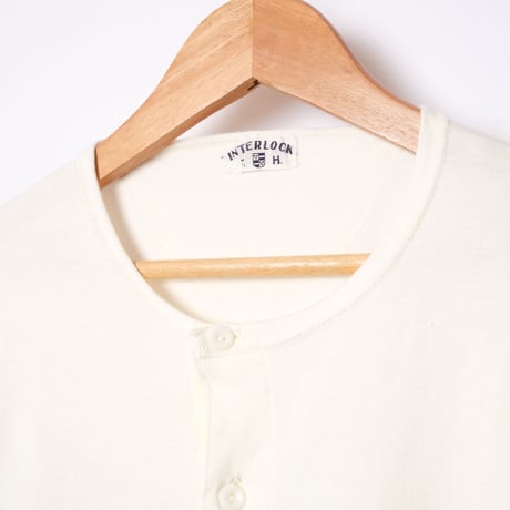 50-60s Euro Vintage Henry Neck Shirts Dead Stock