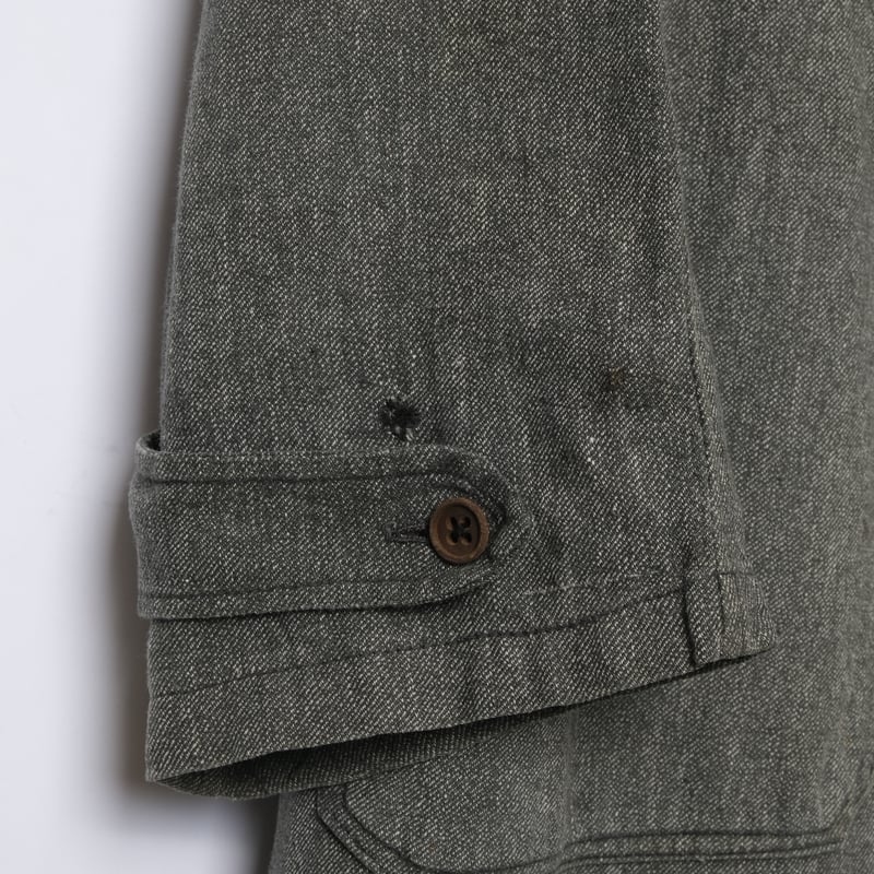 希少　30-40s フランス VETRA　ブラックシャンブレー　アトリエコート 30-40s French Vintage VETRA Black Chambray Atel