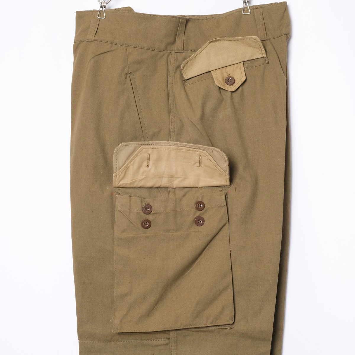 French Army M47 Trousers Early Canvas Size 35 D