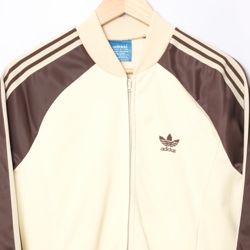 70s Vintage adidas Ventex ATP Ivory × Brown Tra