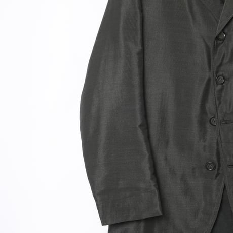 -30s France Antique Silk Wool Sack Coat