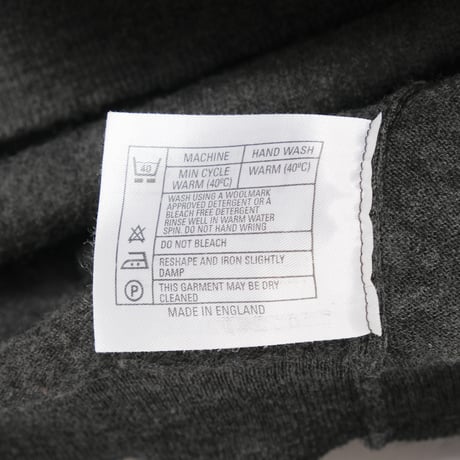 90s JOHN SMEDLEY Merino Wool Knit Pullover（Made in England）