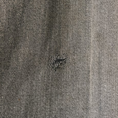 30-40s French Vintage  HBT Black Chambray Atelier Coat