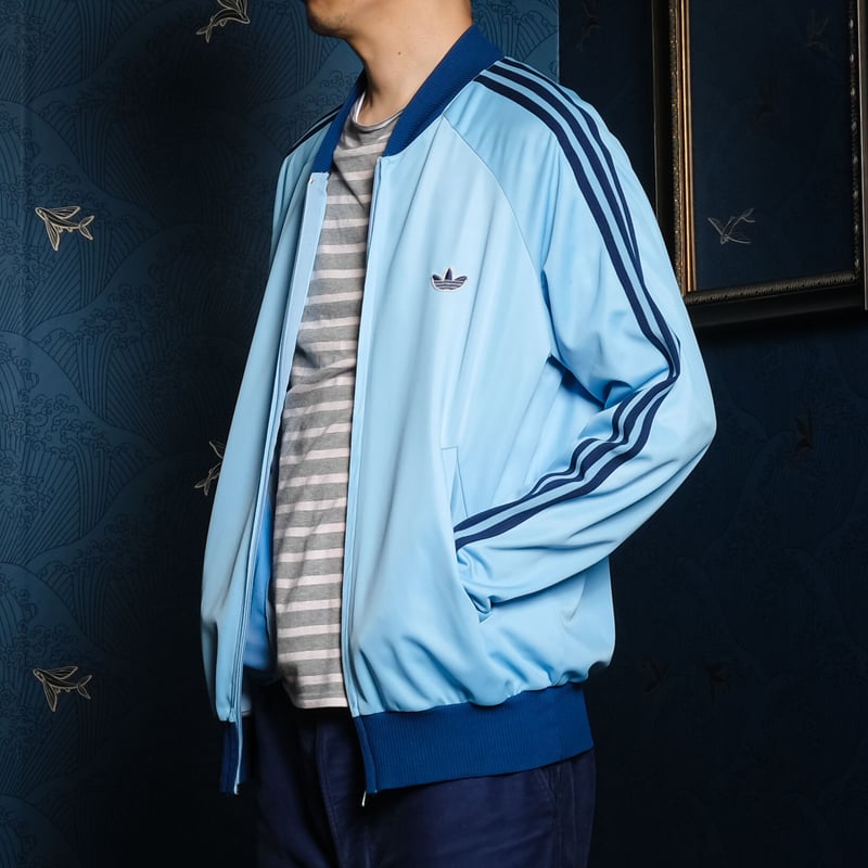70-80s Vintage adidas Ventex ATP Light Blue Tra 70-80s Vintage adidas Ventex ATP Light Blue Tra