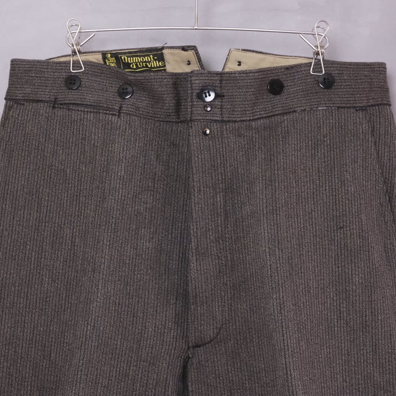 40-50s Dumont d`urville Cotton Pique Trousers