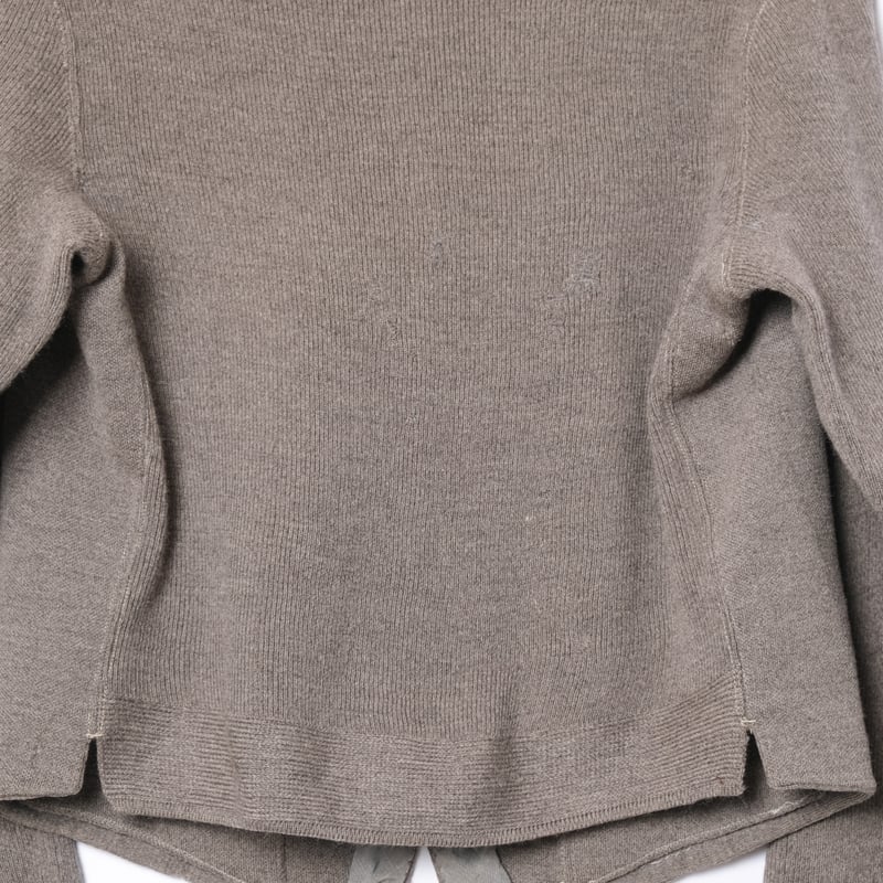 50-60s France Vintage Wool Knit Gilet Jacket |