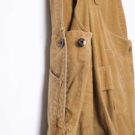 30-40s France Adolphe Lafont Vintage Cotton Linen Overalls