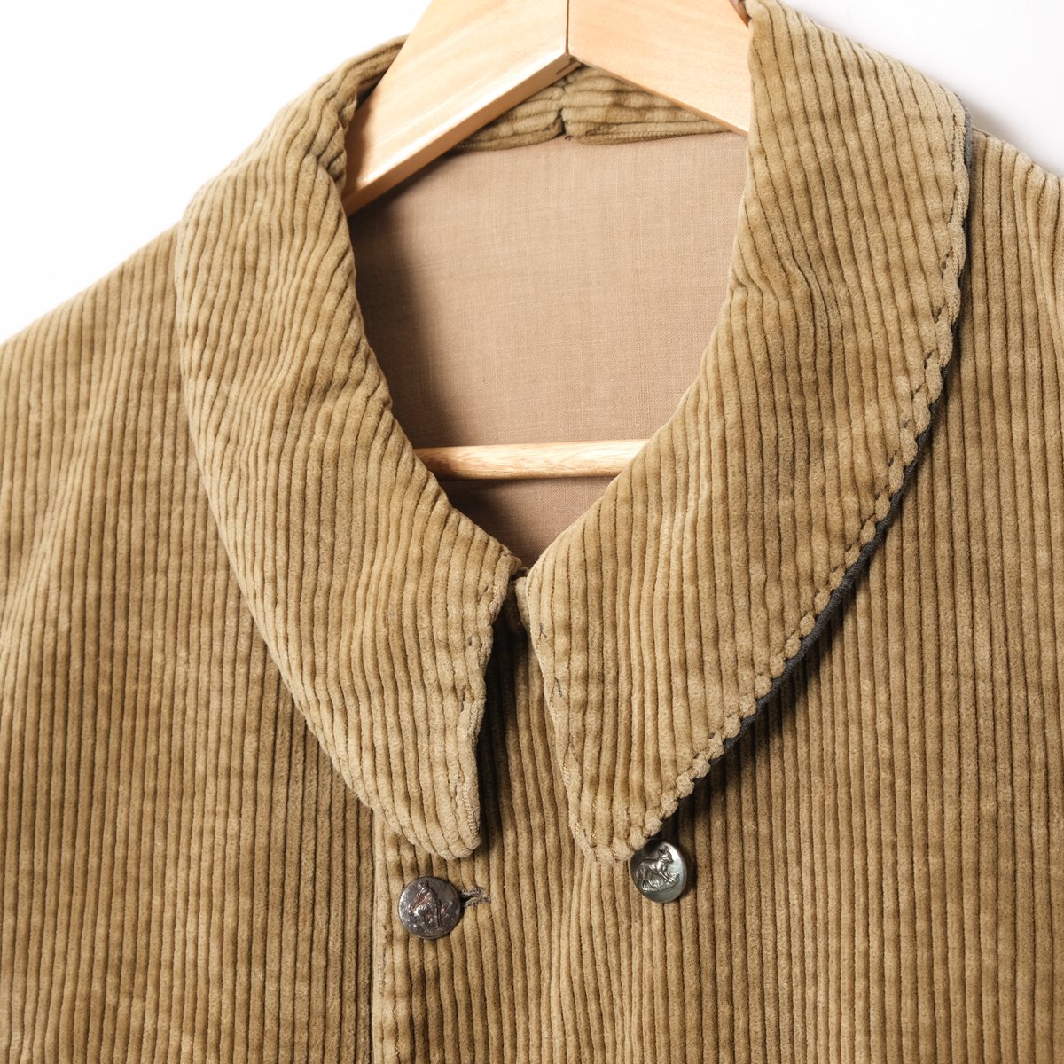 30ss France Vintage Corduroy×Black Moleskin Dou 30ss France Vintage Corduroy×Black Moleskin Dou