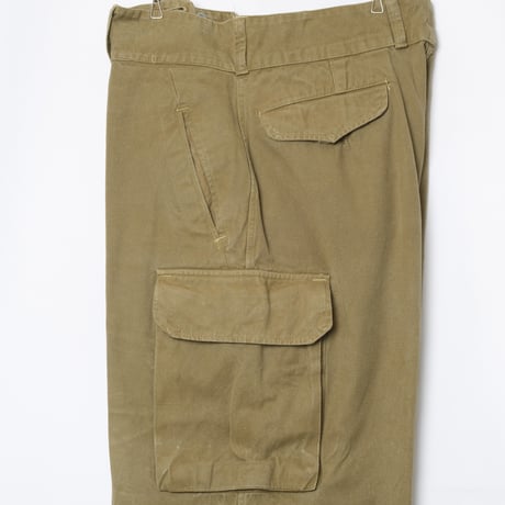 French Army M47 Trousers Early Size 39 Metal Buttons