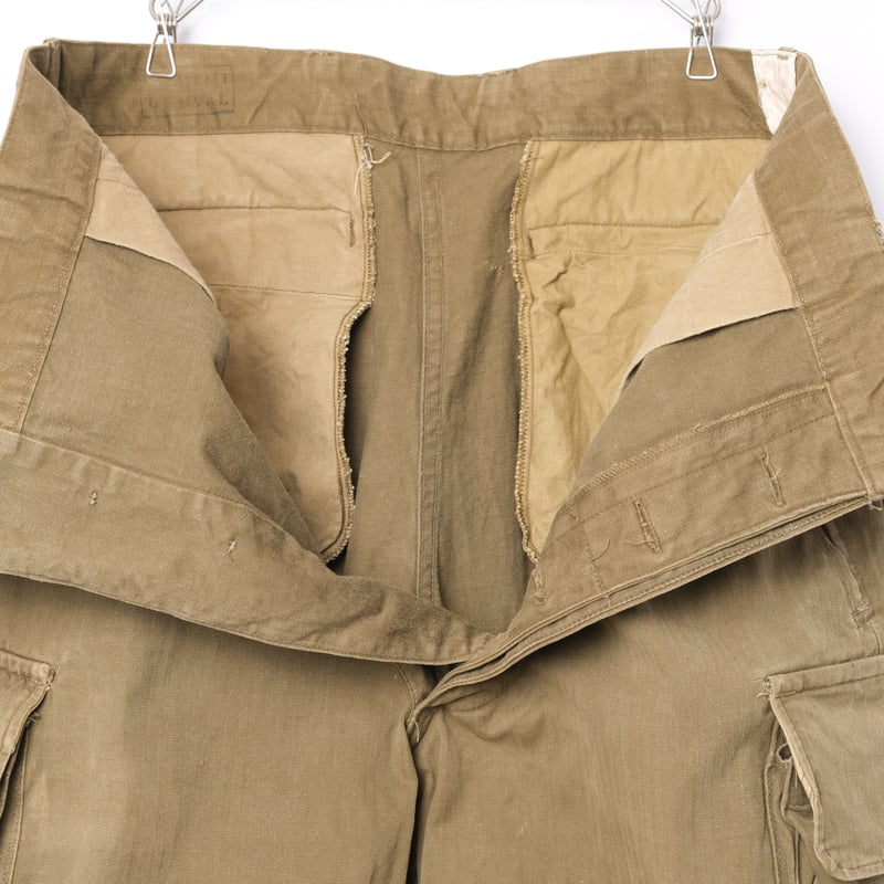 実物 French Military m47 後期 TROUSERS 33 French Army M47 Trousers Late Size 33 | Ugla パン