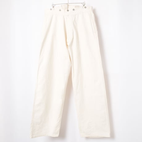 -30s French Army  Cotton Bourgeron Trousers Metal Button