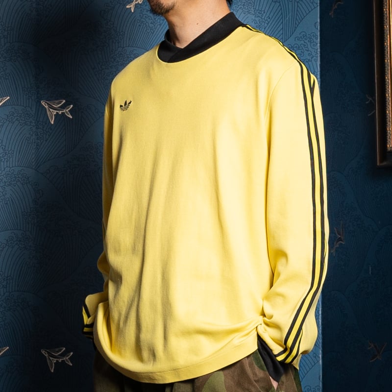 70-80s Vintage adidas Ventex Game Shirt Yellow