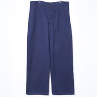French Army HBT Mechanic Trousers Wood Buttons Dead Stock
