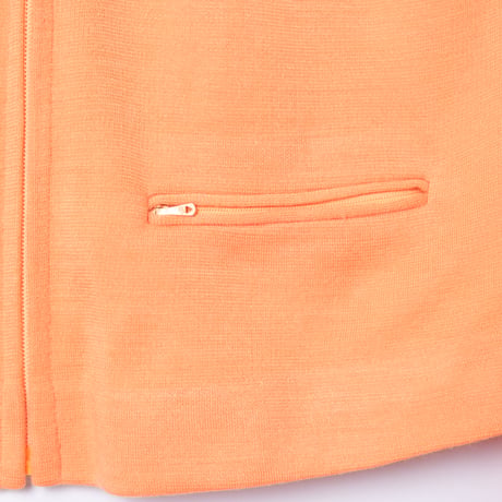 70s Vintage adidas Knit Jacket Salmon Pink (Made in France)