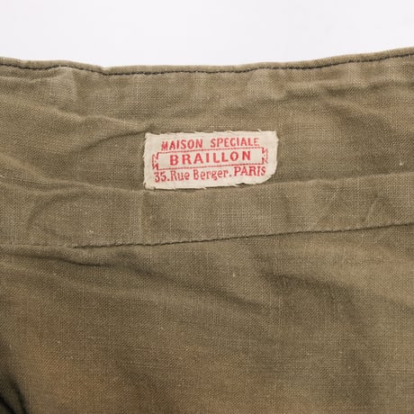 30-40s France Vintage  Cotton Pique Jodhpurs Trousers