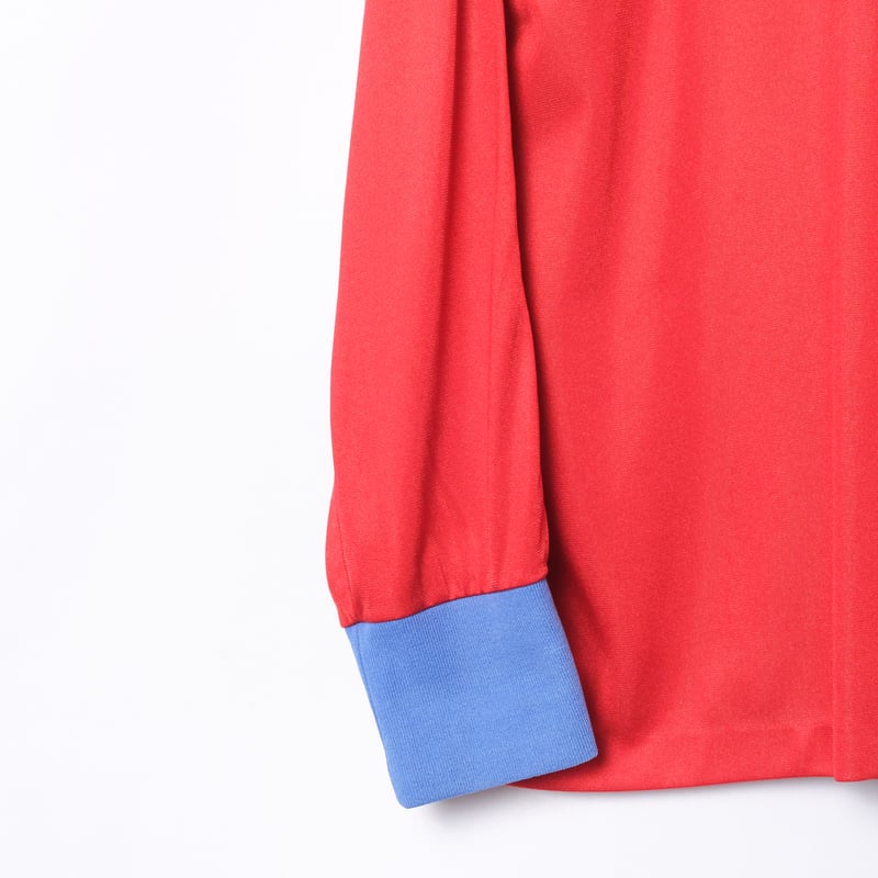 70s Vintage adidas Ventex Game Shirt Red × Blue 70s Vintage adidas Ventex Game Shirt Red × Blue