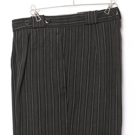 40-50s French Vintage  Dumont d'Urville Stripe Wool Trousers