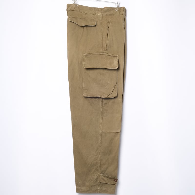 m47 後期　33 雰囲気抜群】フランス軍 M47 カーゴパンツ 後期 33 ヴィンテージ