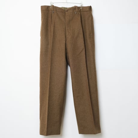 50s French Army Wool Trousers Size 25 Dead Stock