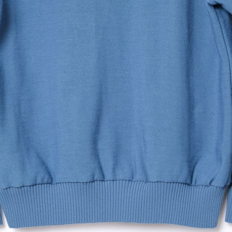 70-80s Vintage adidas Button Knit Jacket Blue Grey (Made in West Germany)